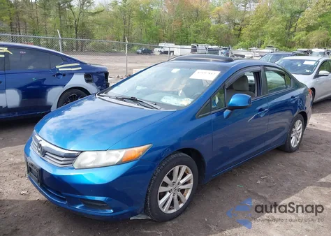 2012 Honda Civic Ex z USA, uszkodzony, nr VIN 2HGFB2F88CH551193